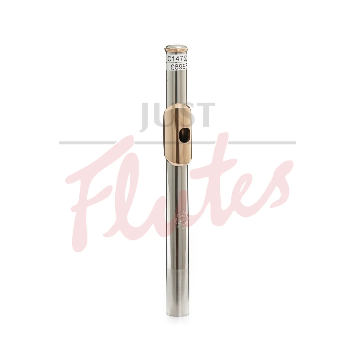 Pre-Owned Willy Simmons Pt Flute Headjoint with Rose Lip-Plate