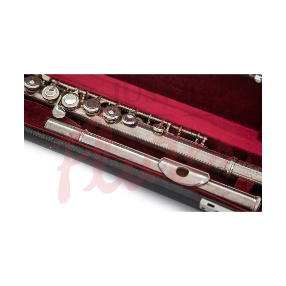Vintage Djalma Julliot Plated Flute. Just Flutes, award-winning UK