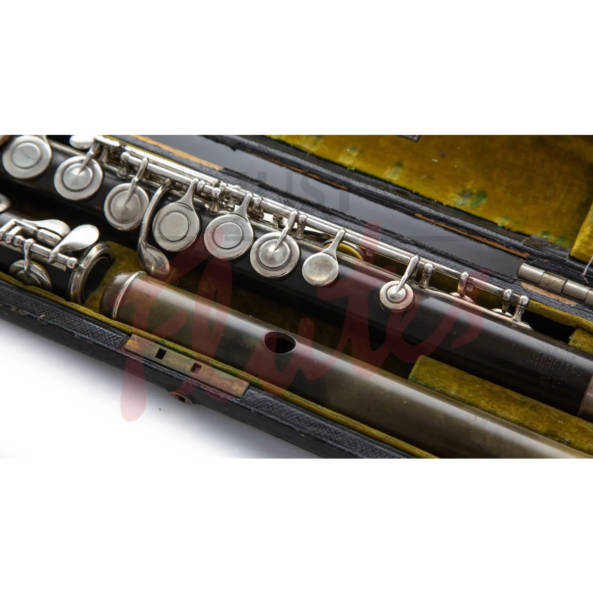 Vintage Rudall, Carte & Co Ebonite Flute #78XX, London