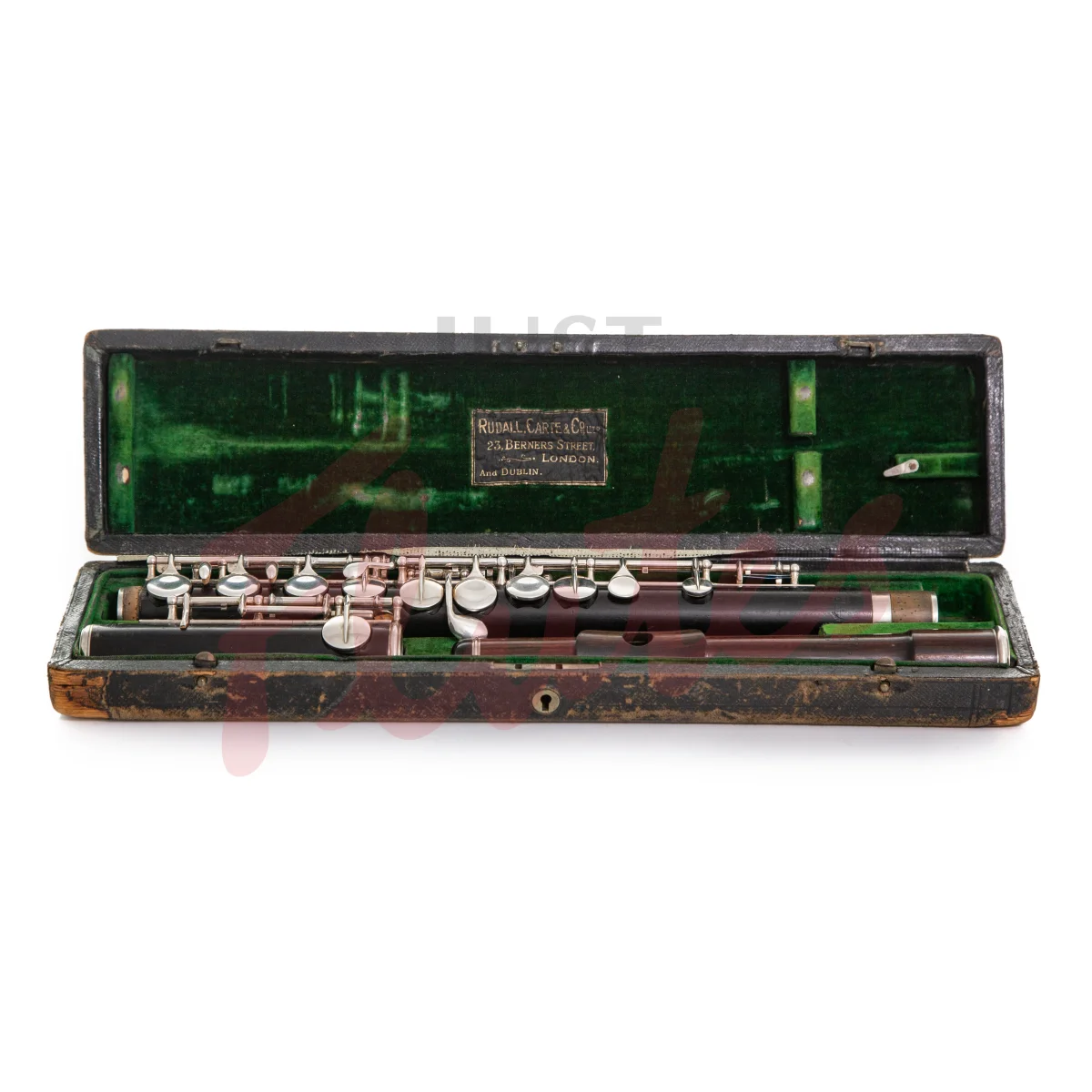 Vintage Rudall, Carte &amp; Co Cocus-Wood Flute #78XX