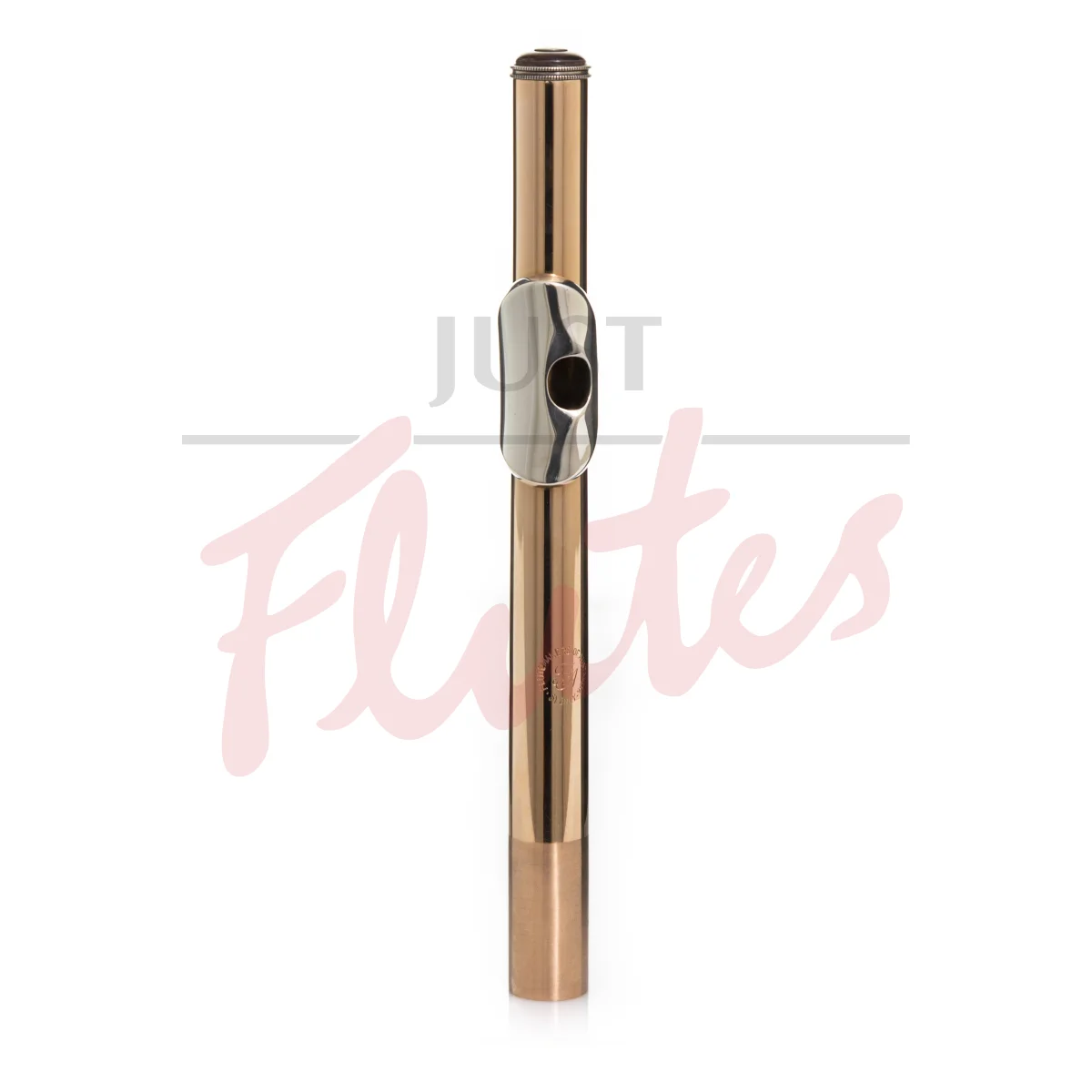 Pre-Owned Flutemakers of Australia 14k with Silver Lip Flute Headjoint