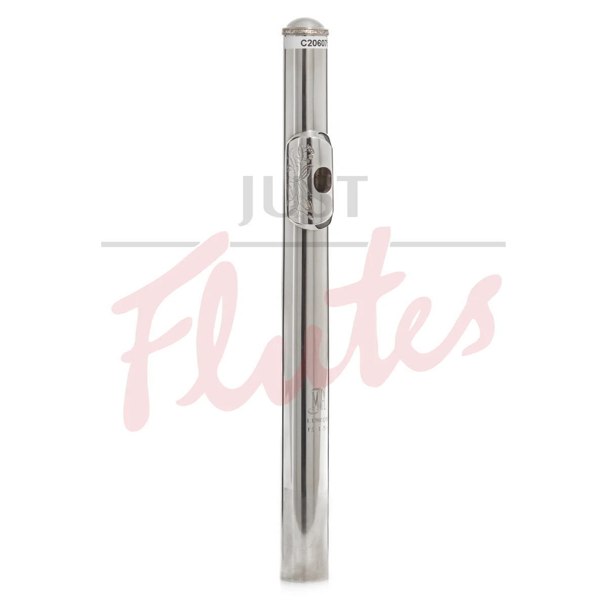 Pre-Owned Michael J Allen Soldi Handmade Alto Flute Headjoint with Engraved Lip-Plate