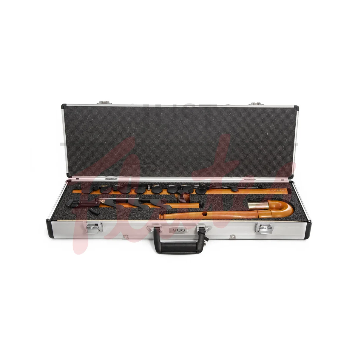 Pre-Owned Guo &quot;New Voice&quot; Saddle Brown Bass Flute