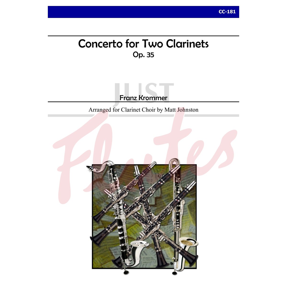 Concerto for Two Clarinets arranged for Clarinet Choir