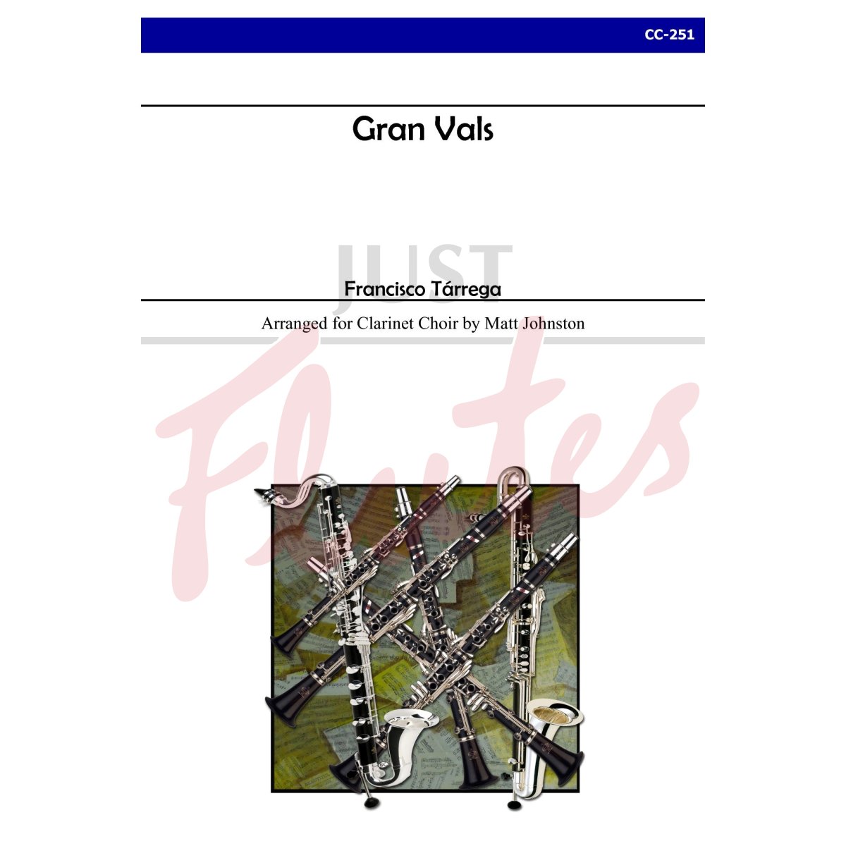 Gran Vals for Clarinet Choir