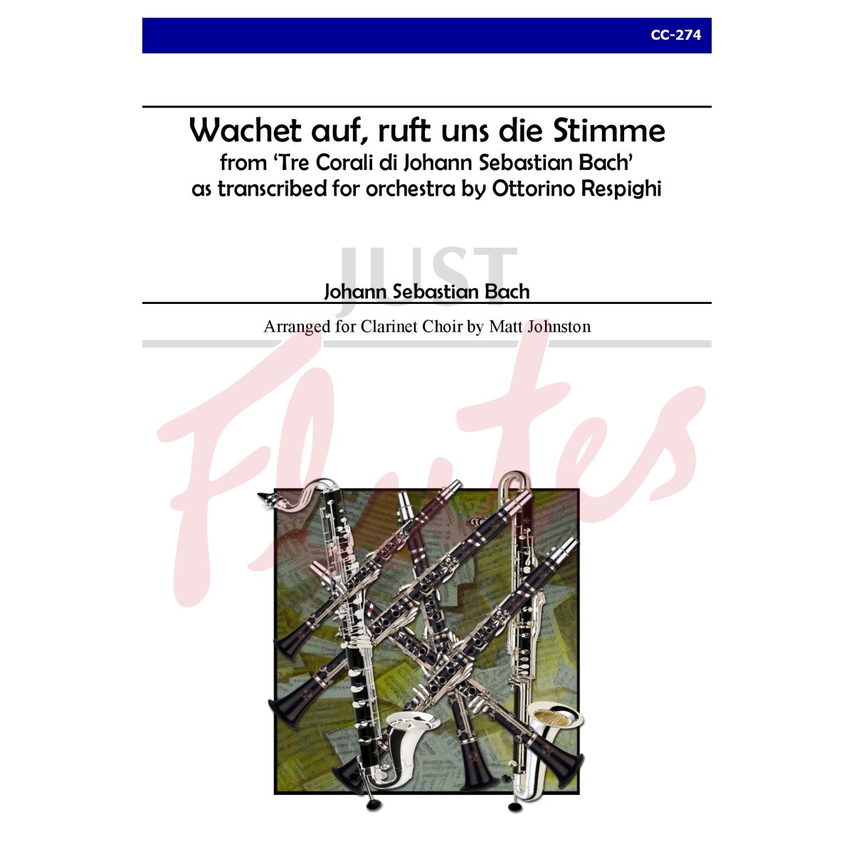 Wachet auf, ruft uns die Stimme for Clarinet Choir