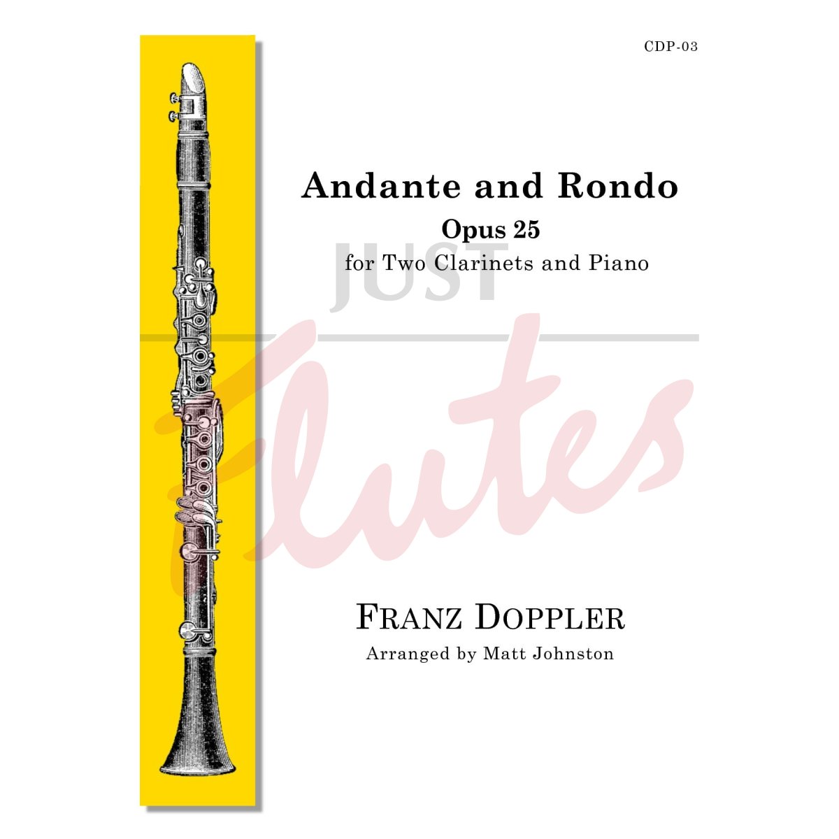 Andante and Rondo for Two Clarinets and Piano