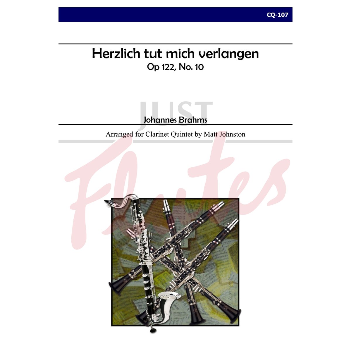 Herzlich tut mich verlangen for Clarinet Quintet