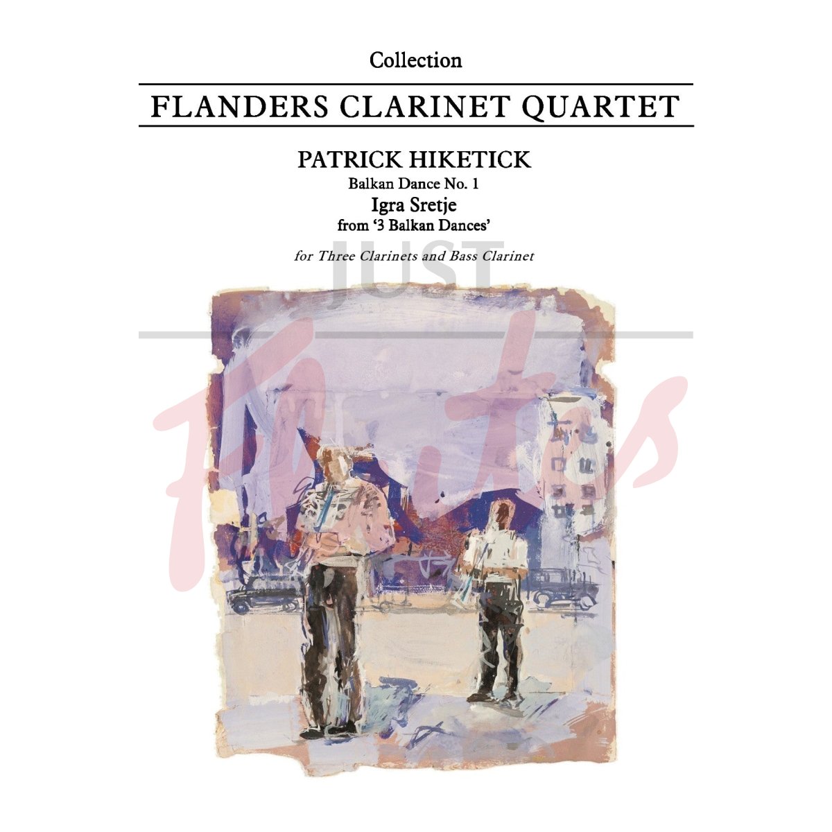 Balkan Dances no.1 (Igra Sretje) for Clarinet Quartet