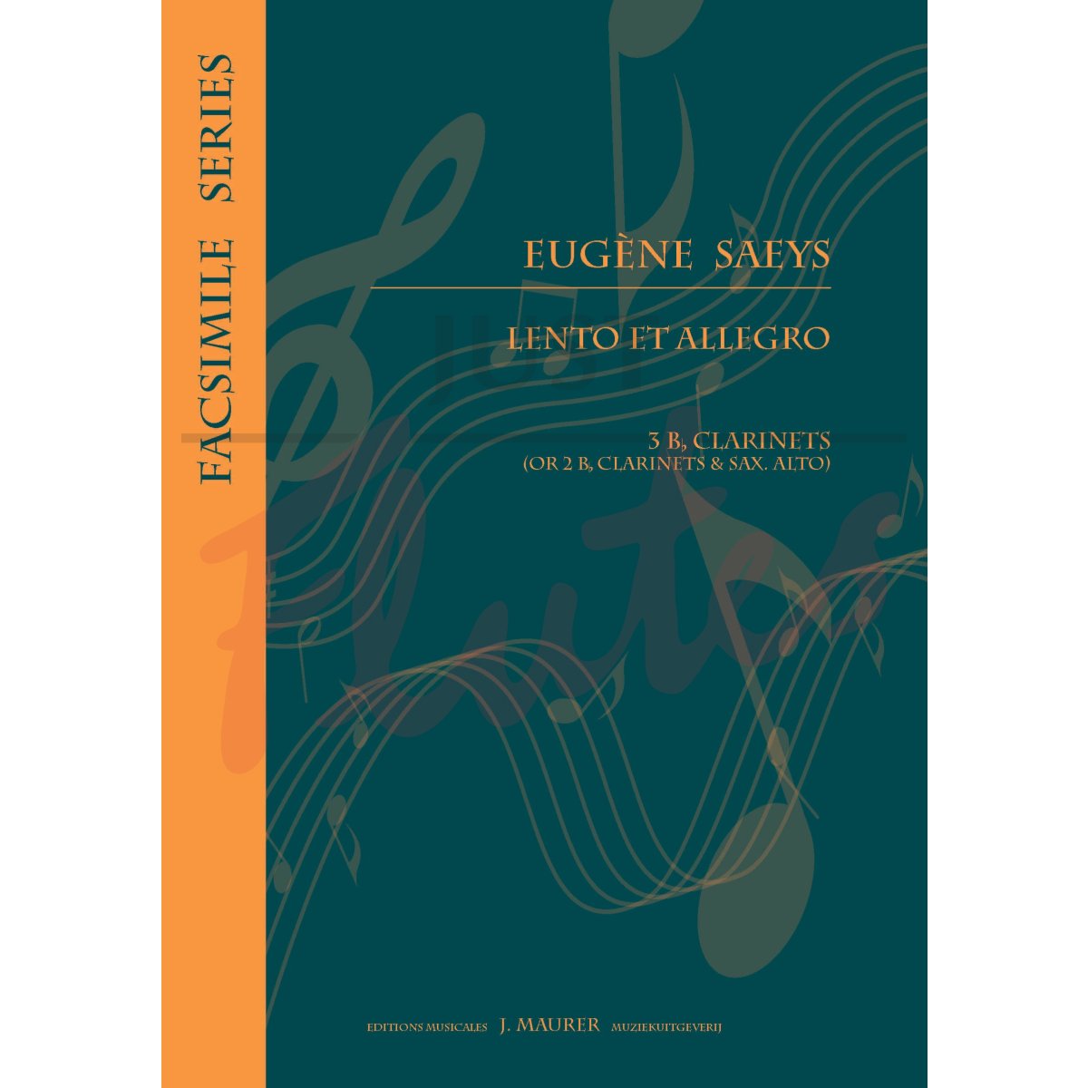 Lento e Allegro for Clarinet Trio or Two Clarinets and Alto Saxophone