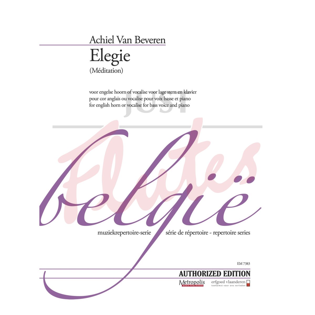 Elegie for Cor Anglais and Piano