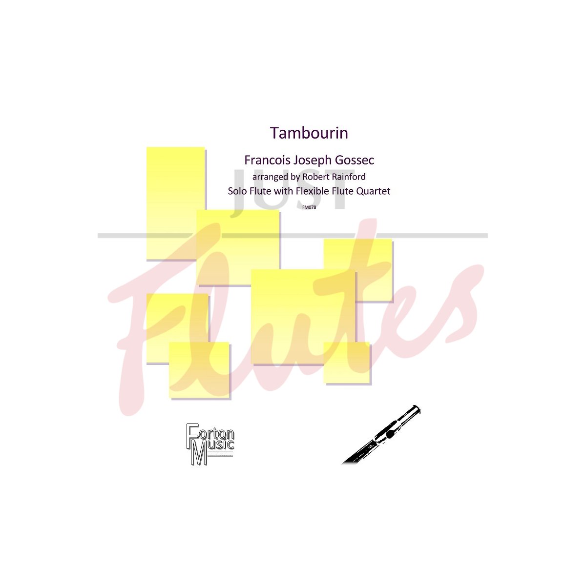 Tambourin for Solo Flute with Flexible Flute Quartet