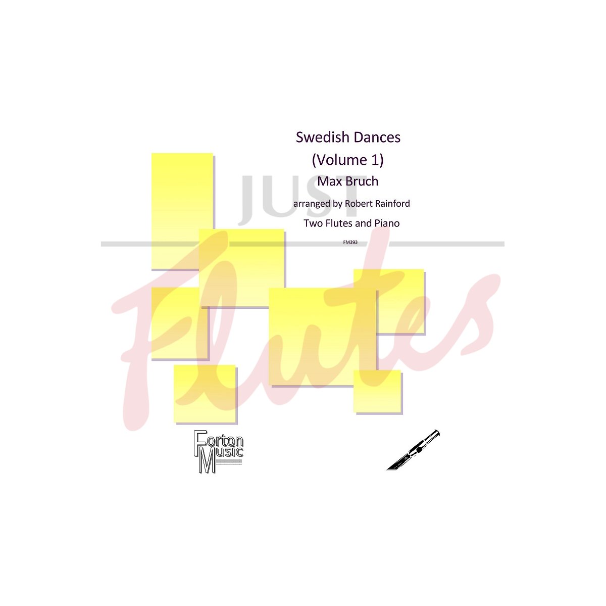 Swedish Dances for Two Flutes and Piano