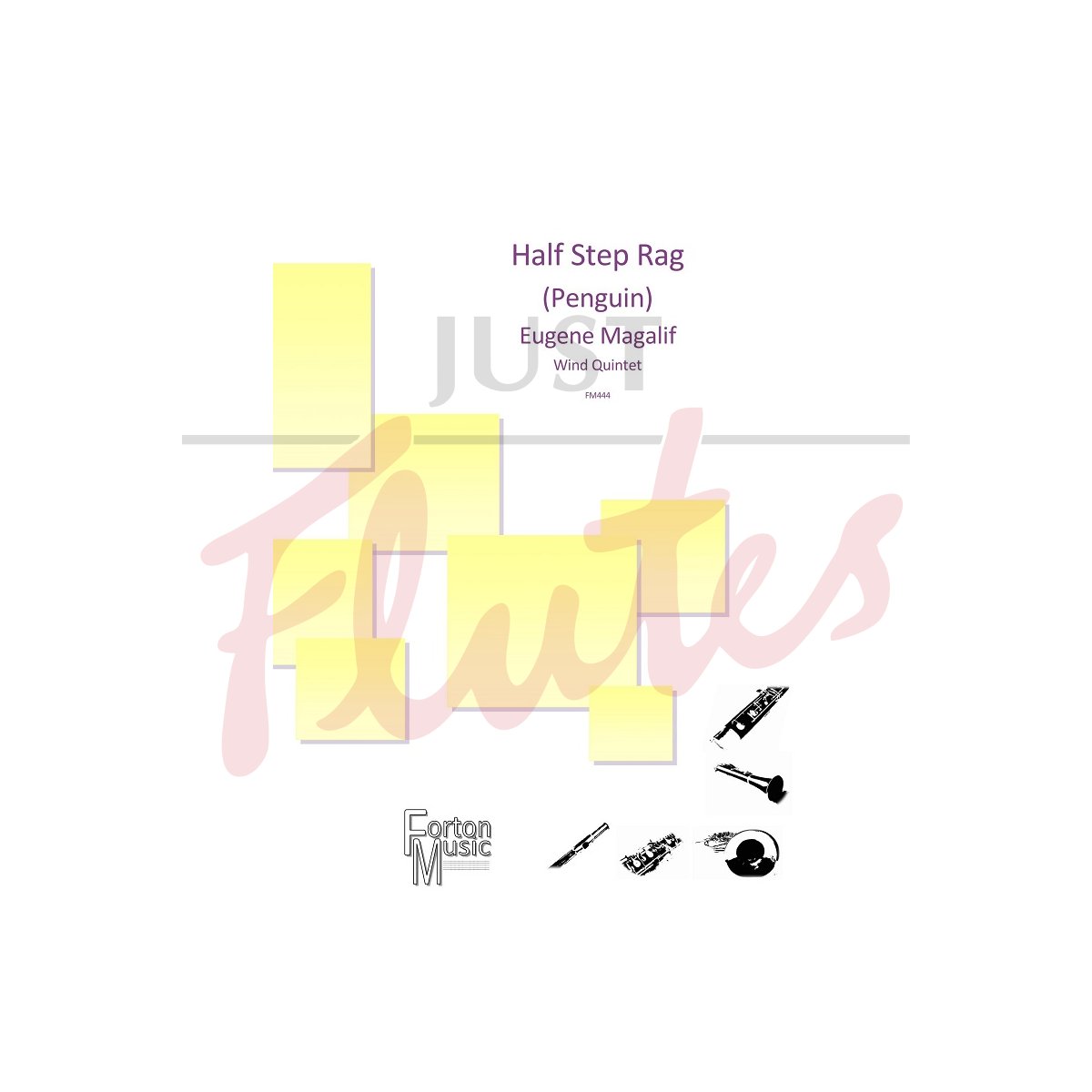 Half Step Rag (Penguin) for Wind Quintet