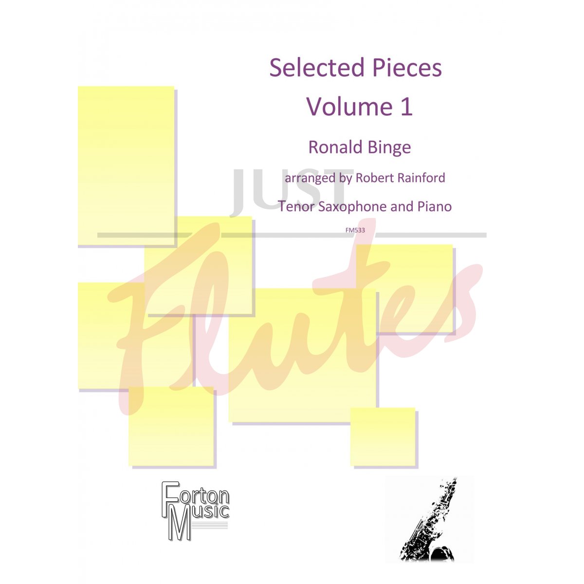 Selected Pieces for Tenor Sax and Piano, Vol 1