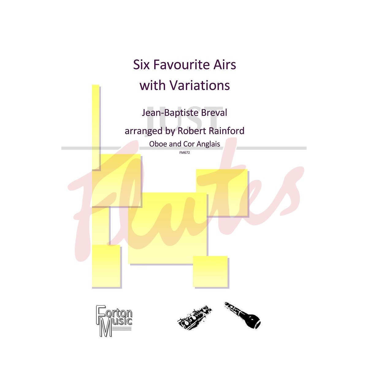 Six Favourite Airs with Variations [Oboe and Cor Anglais]
