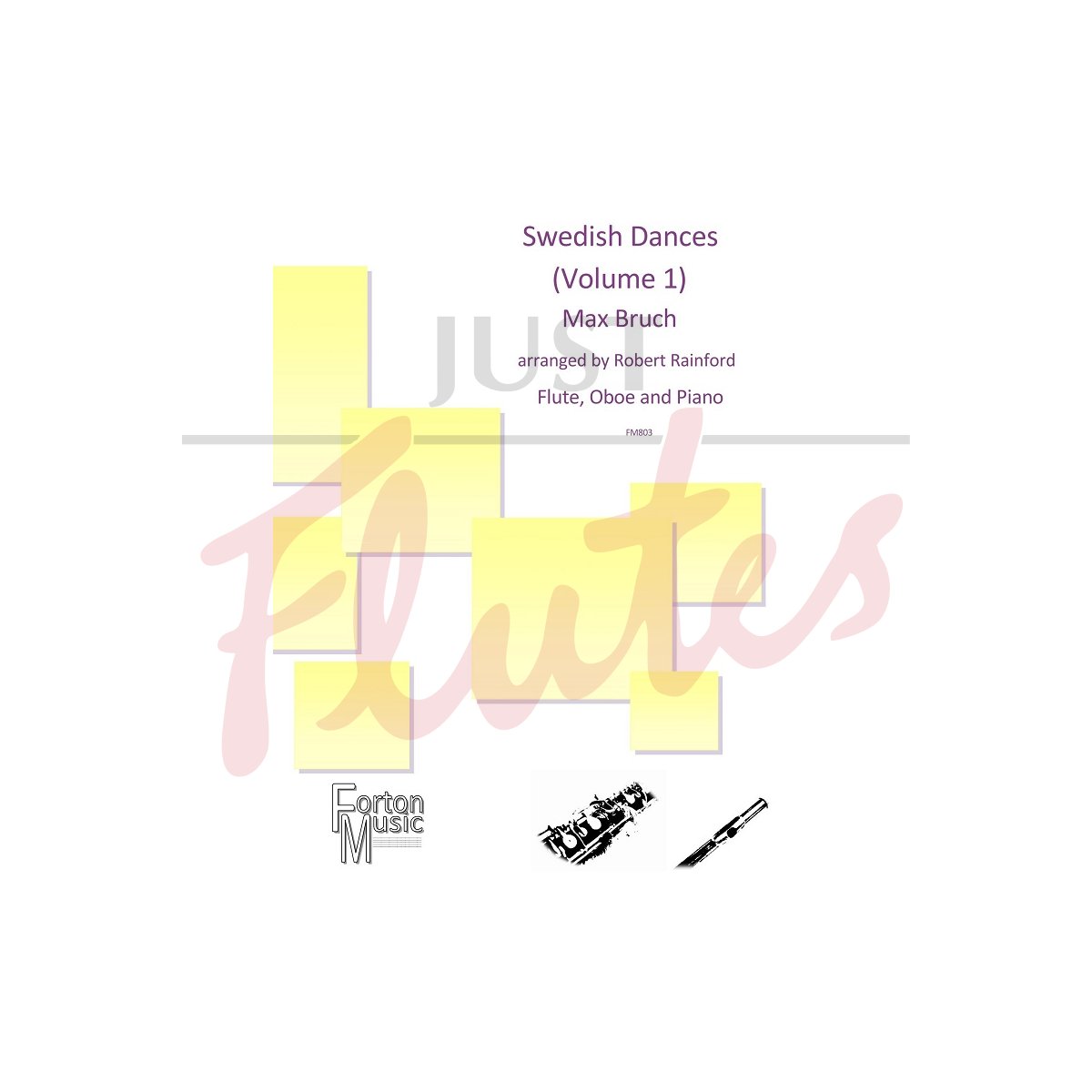 Swedish Dances, Volume 1 arranged for Flute, Oboe and Piano