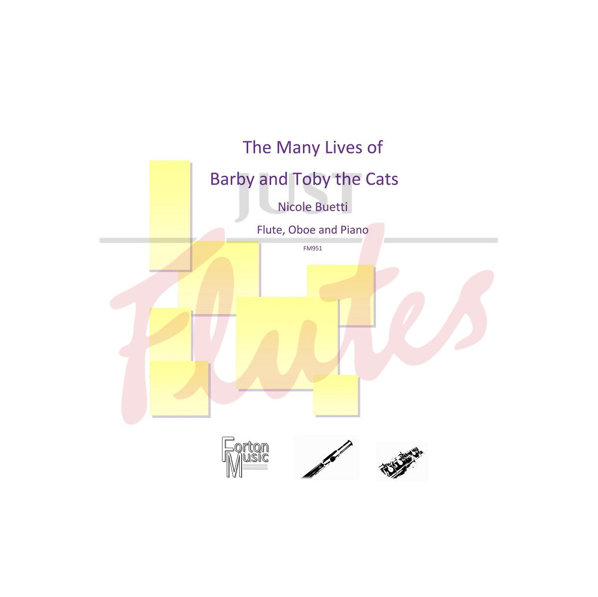 The Many Lives of Barby and Toby the Cats [Flute, Oboe and Piano]
