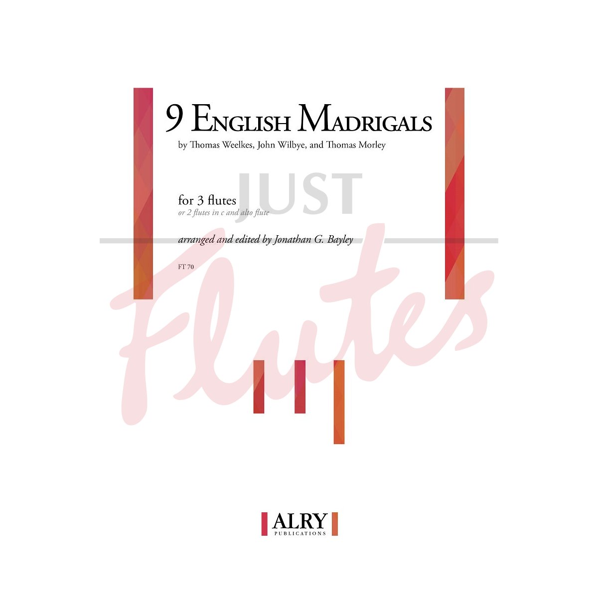 Nine English Madrigals for Flute Trio