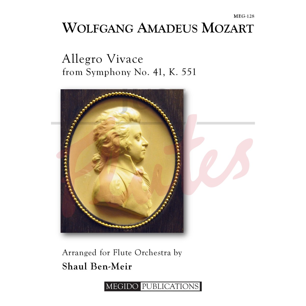 Allegro Vivace from Symphony No. 41 for Flute Choir