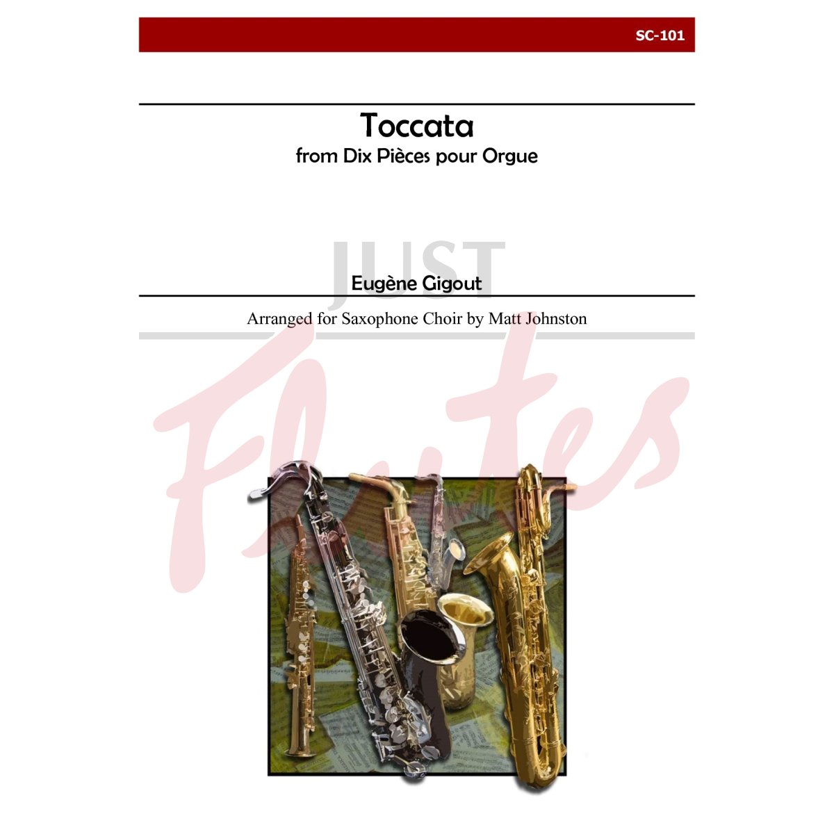 Toccata from Ten Pieces for Organ for Saxophone Choir