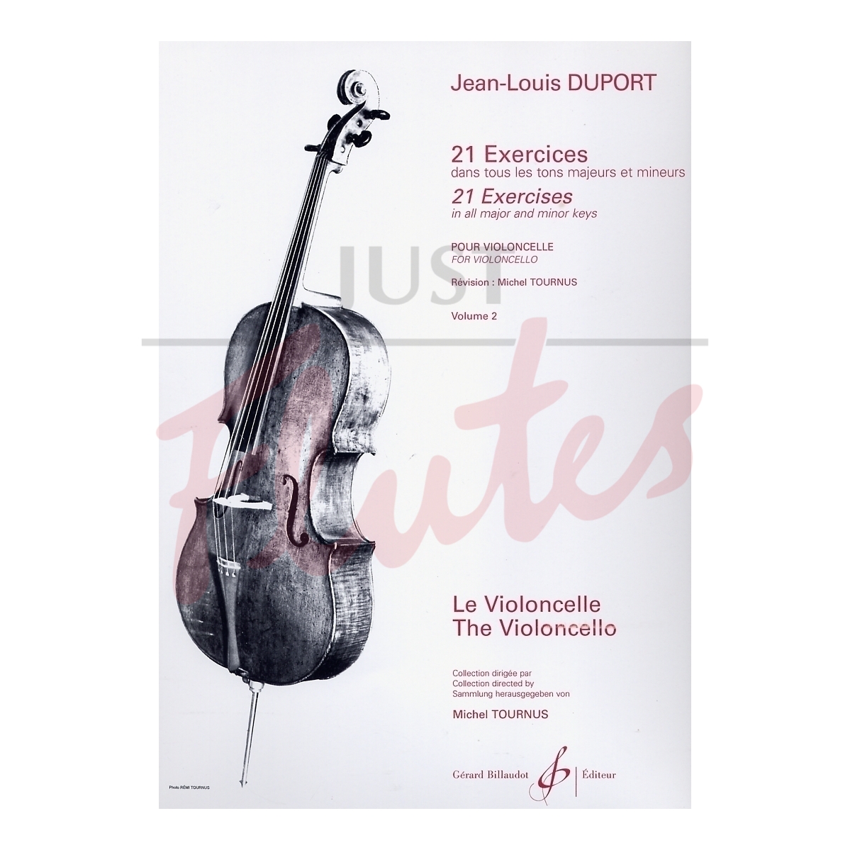 21 Exercises in All Major &amp; Minor Keys, Vol 2 [Cello]