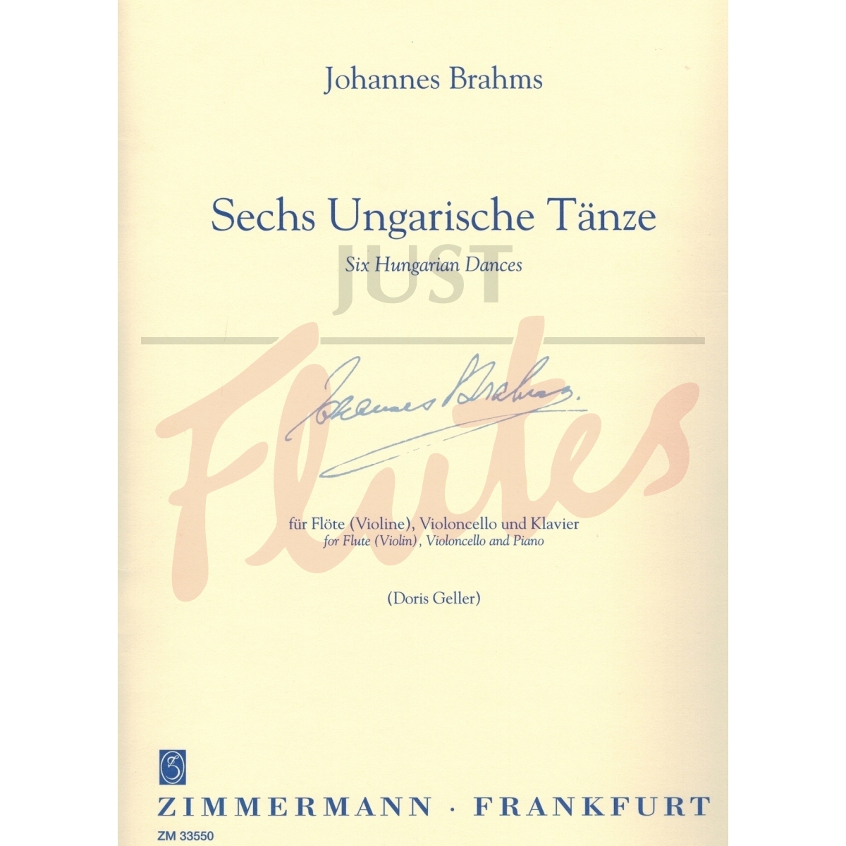 Six Hungarian Dances for Flute, Cello and Piano