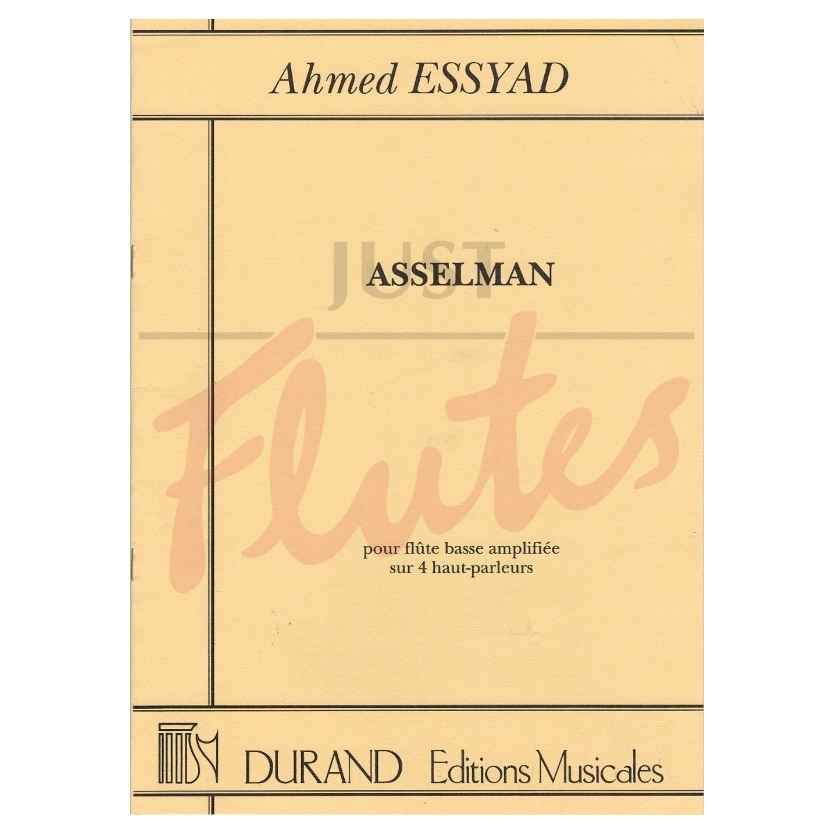 Asselman for amplified bass flute