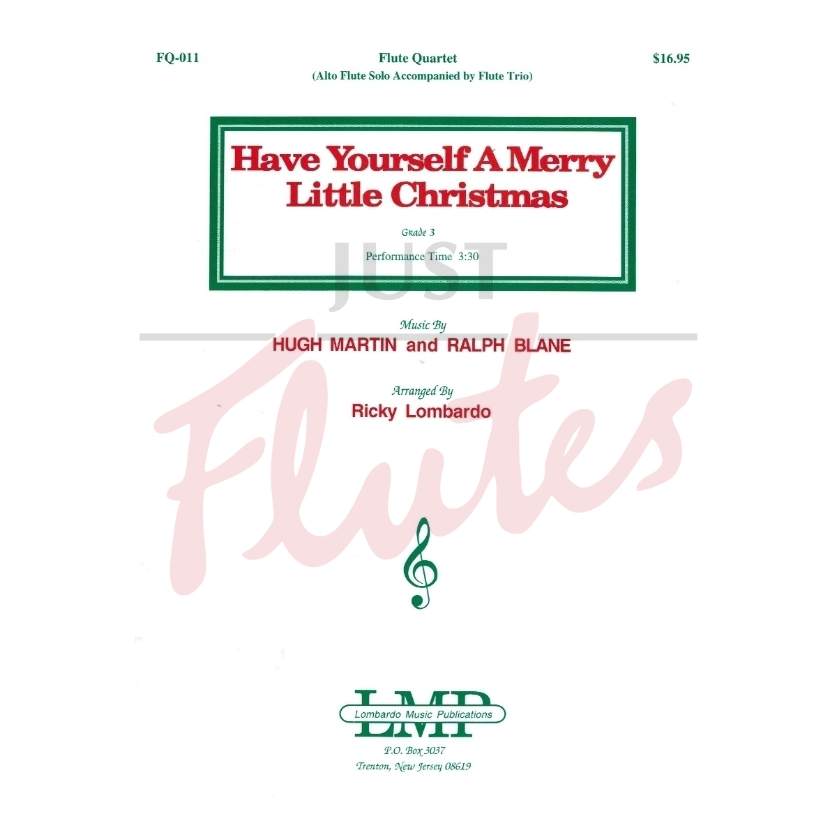 Have Yourself a Merry Little Christmas arranged for Flute Choir