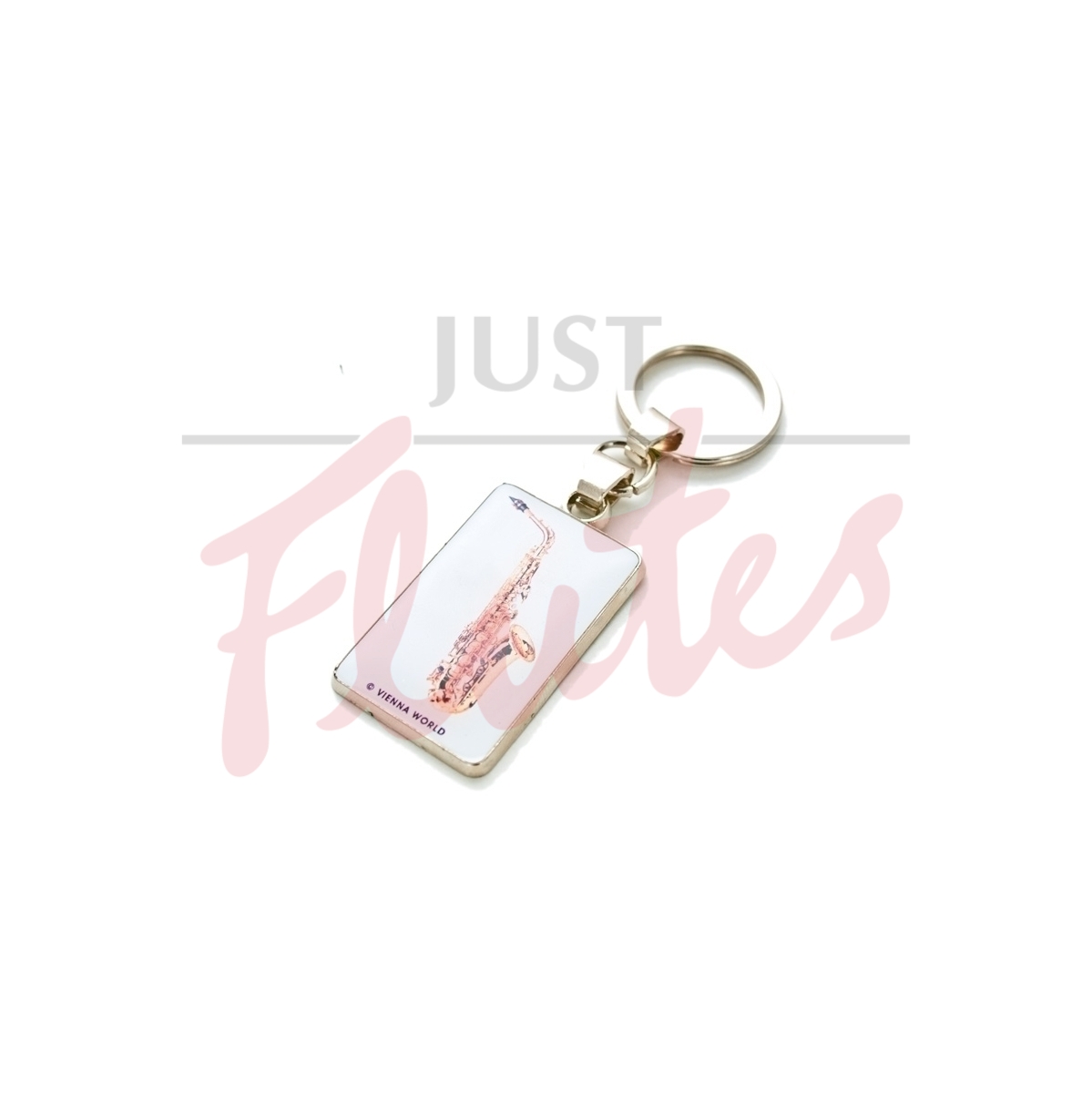 Key Ring with Saxophone Design
