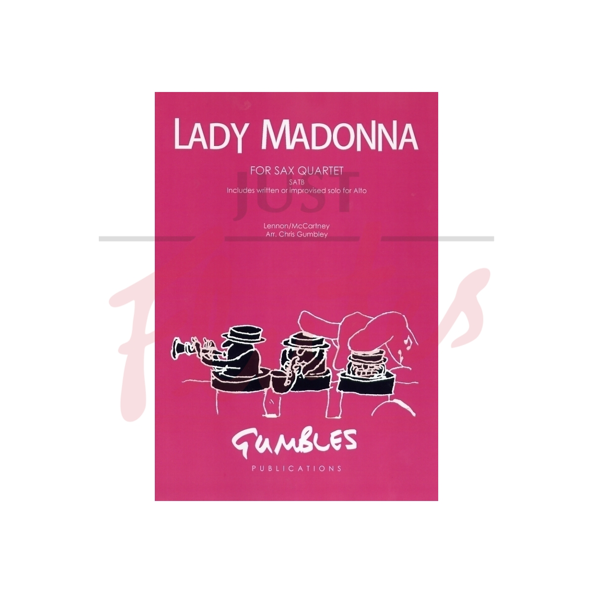 Lady Madonna for Sax Quartet
