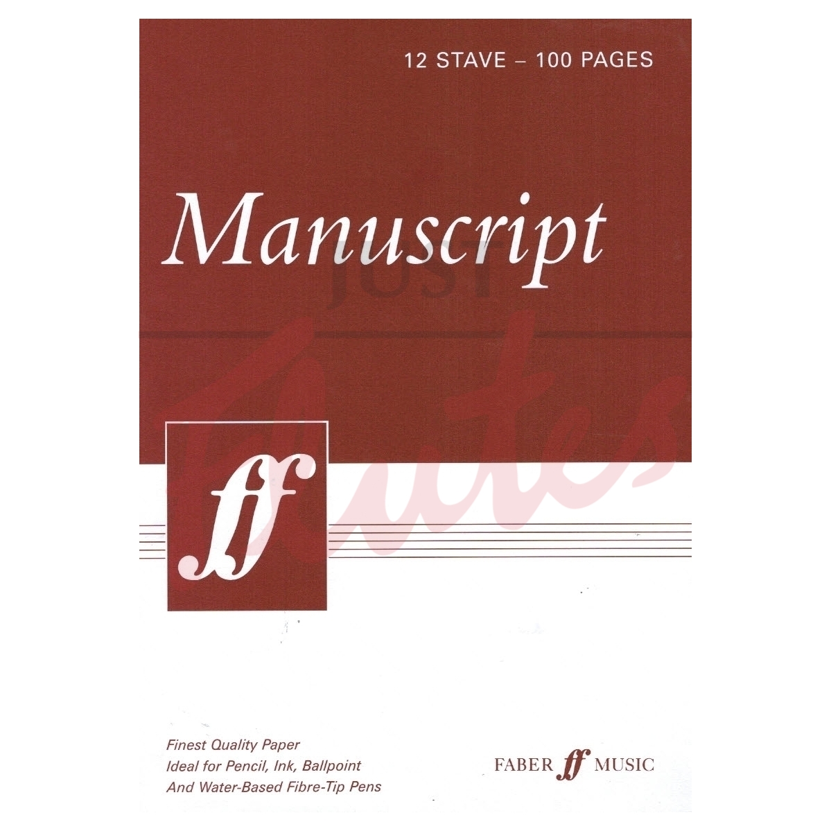 Manuscript Pad - 12-Stave A4, 100 Pages