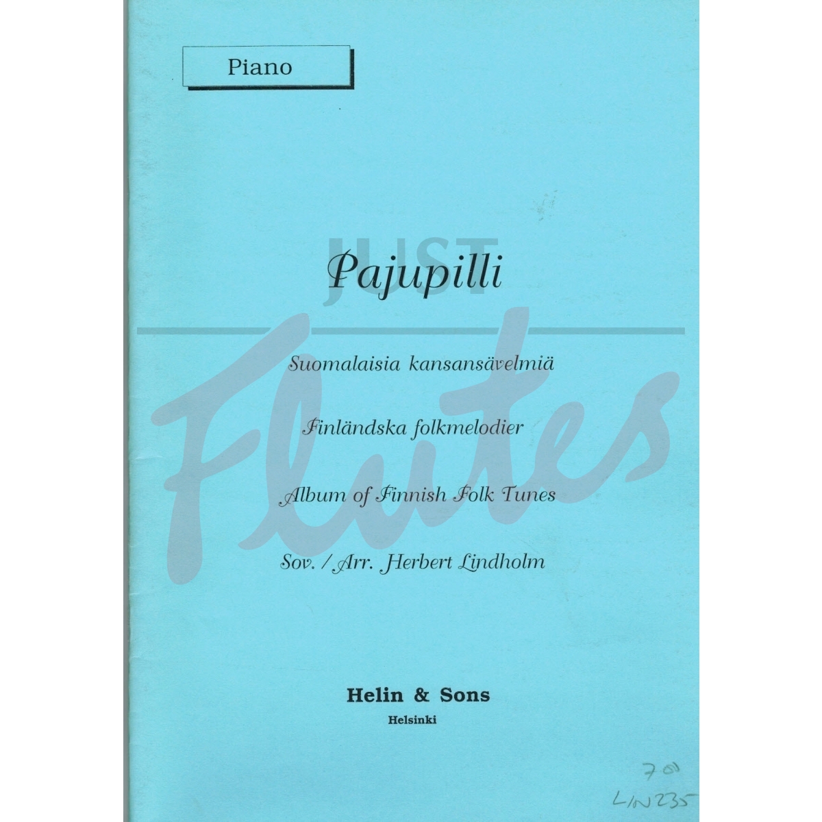 Pajupilla - Album of Finnish Folk Tunes (accompaniment)