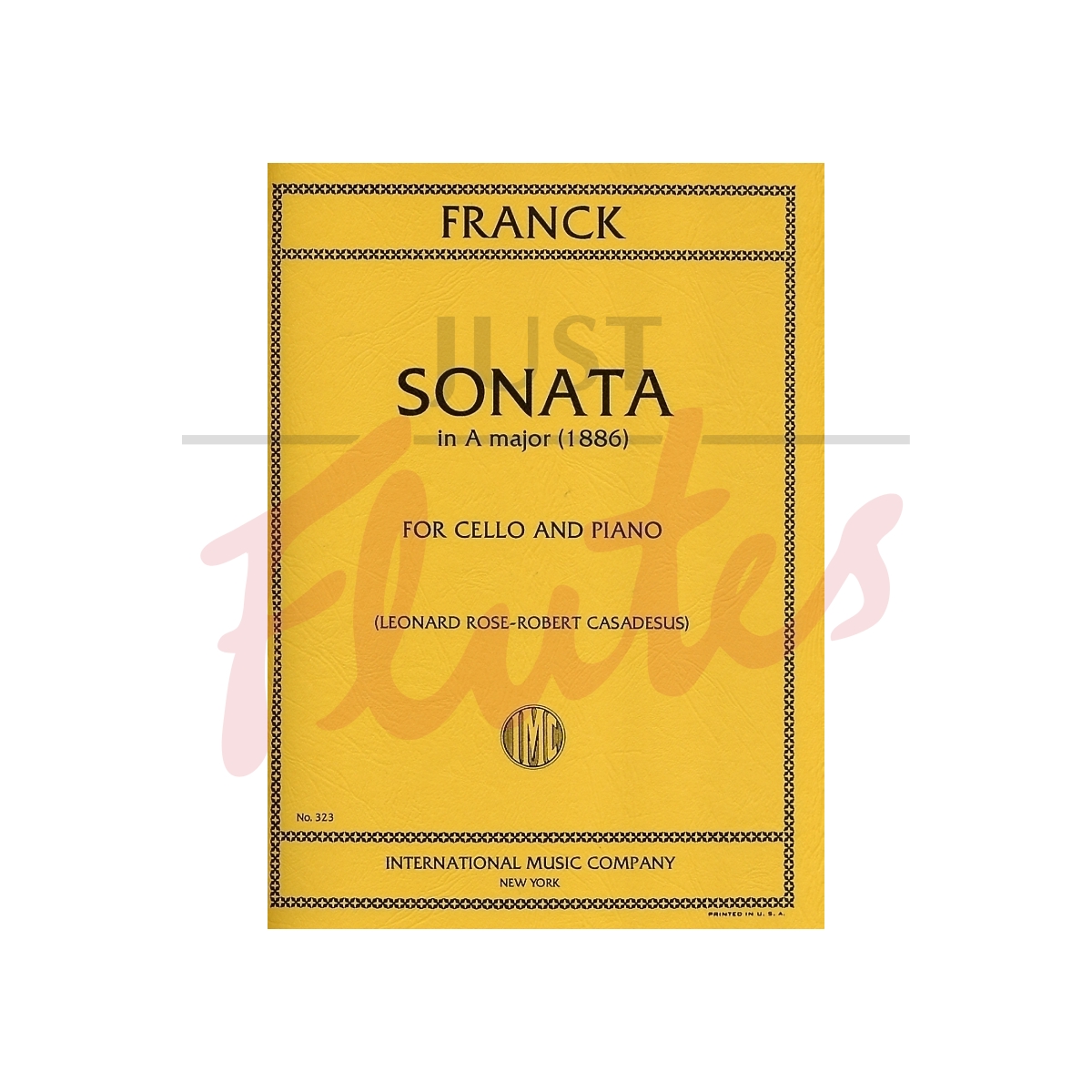 Sonata in A major [Cello and Piano]