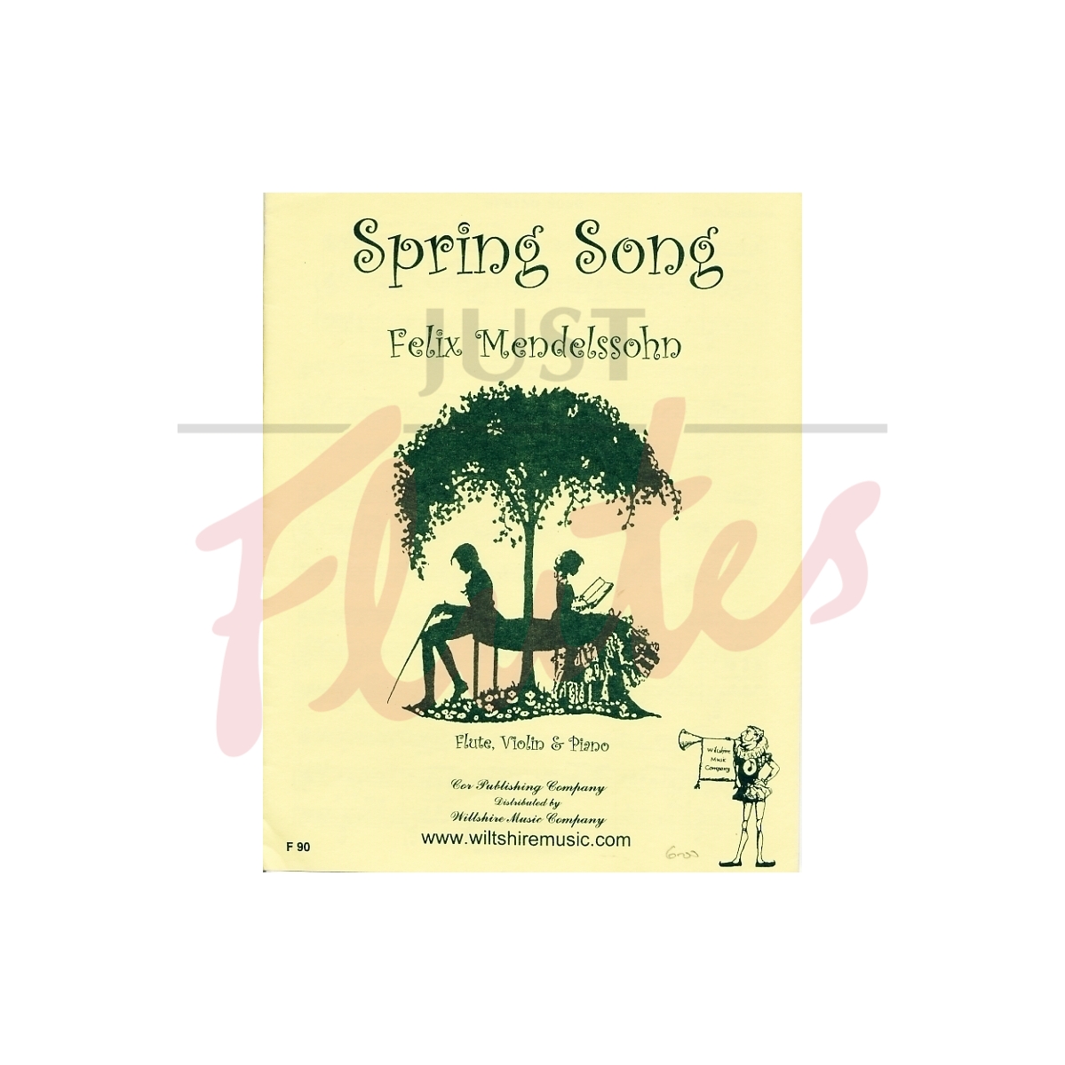 Spring Song arranged for Flute, Violin and Piano