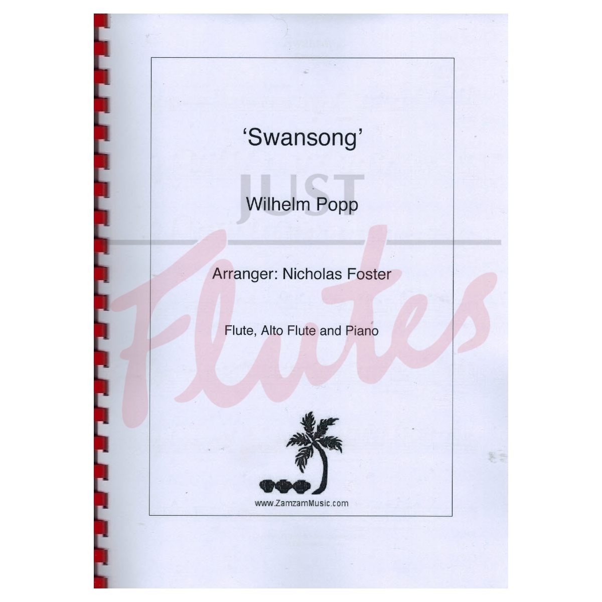 Swansong for Flute, Alto Flute and Piano