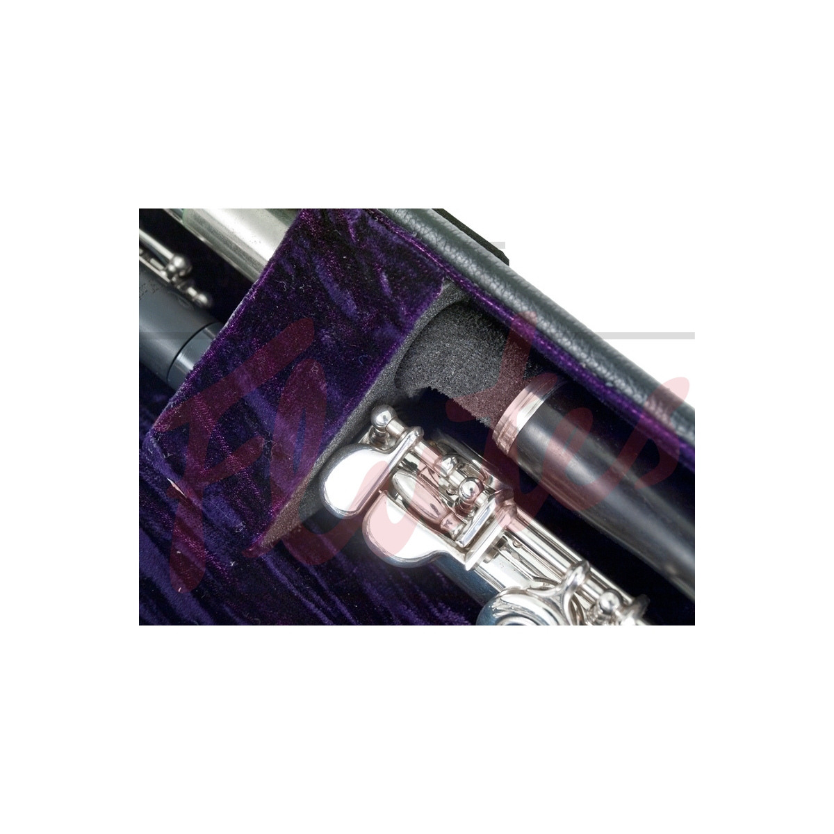 Wiseman Leather Flute and Piccolo Case, Black. Just Flutes