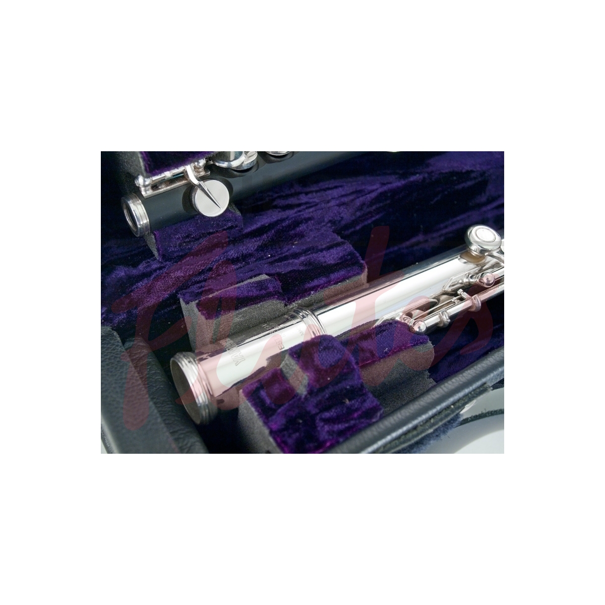 Wiseman Leather Flute and Piccolo Case, Black. Just Flutes