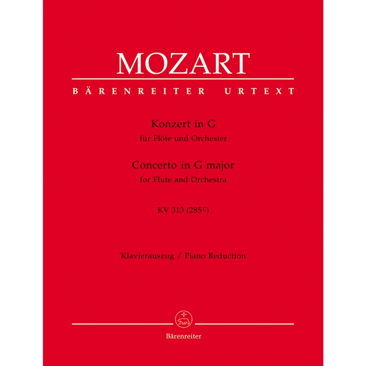 Wolfgang Amadeus Mozart Flute Concerto No 1 in G major, K313
