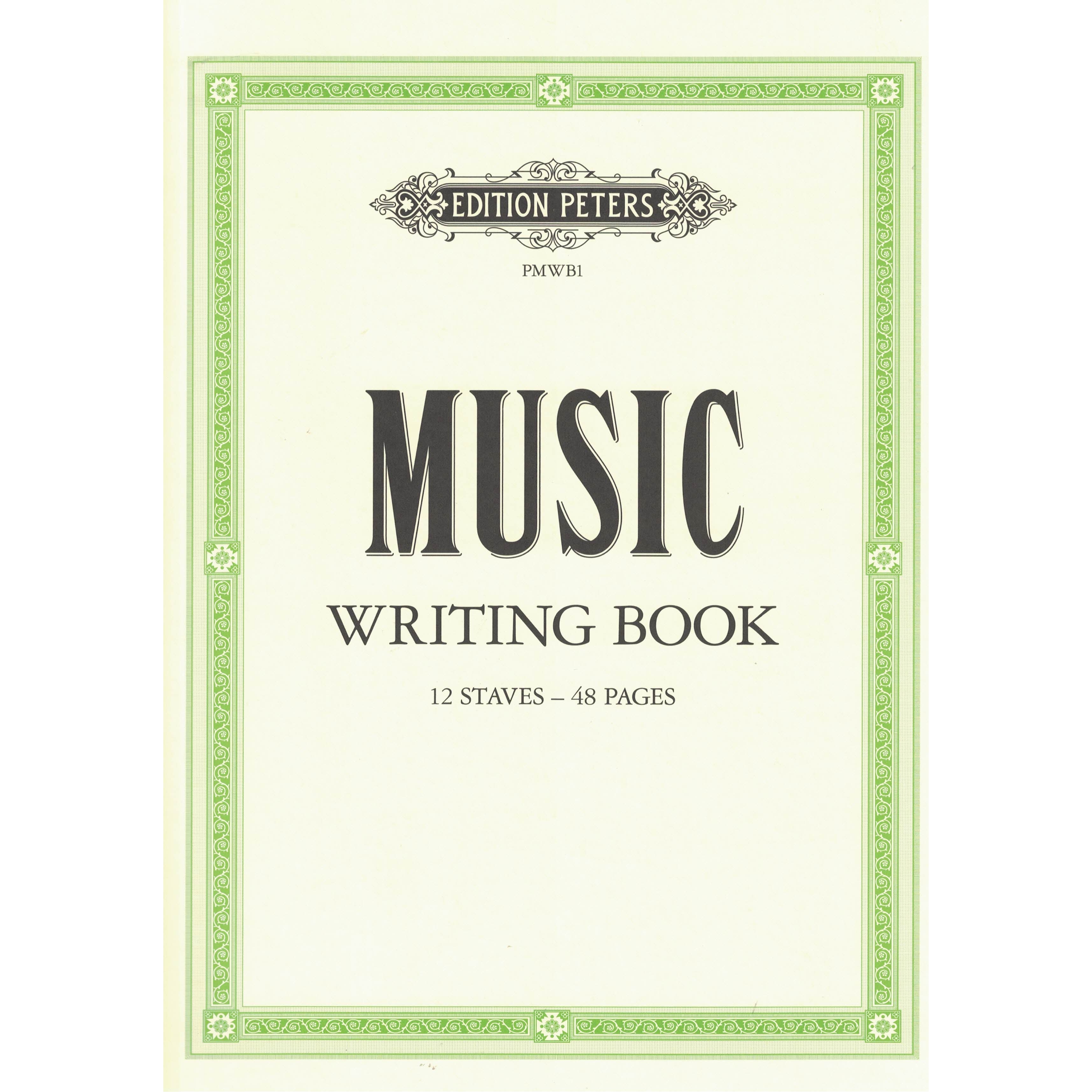 Edition Peters Manuscript Book 12Stave A4, 48 Pages