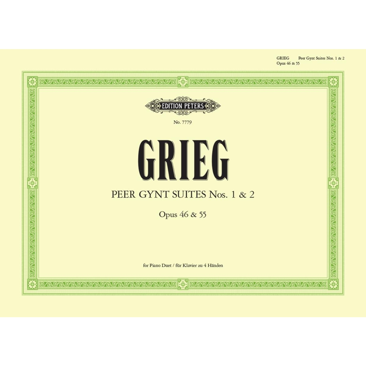 Peer gynt op 46. Григ. Peer Gynt Suite. Edition Peters Grieg. Тролльхауген Григ.