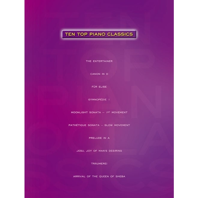 Ten Top Piano Classics Compilation. Just Flutes, London