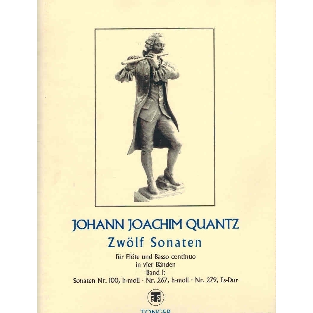 Johann Joachim Quantz 12 Sonatas Book 1. Just Flutes