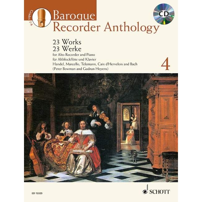 Compilation Baroque Recorder Anthology, Vol 4 [includes Online Audio]