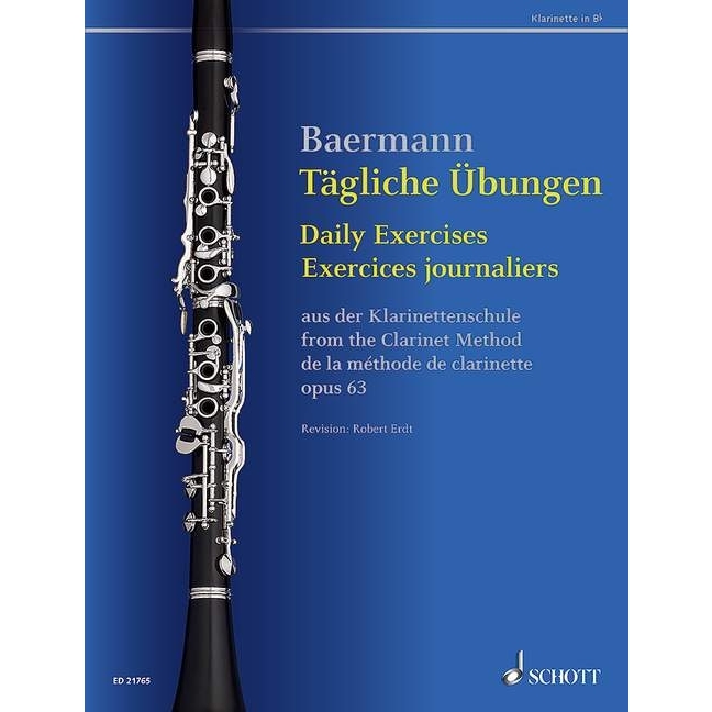 Carl Baermann Daily Exercises for Just Flutes