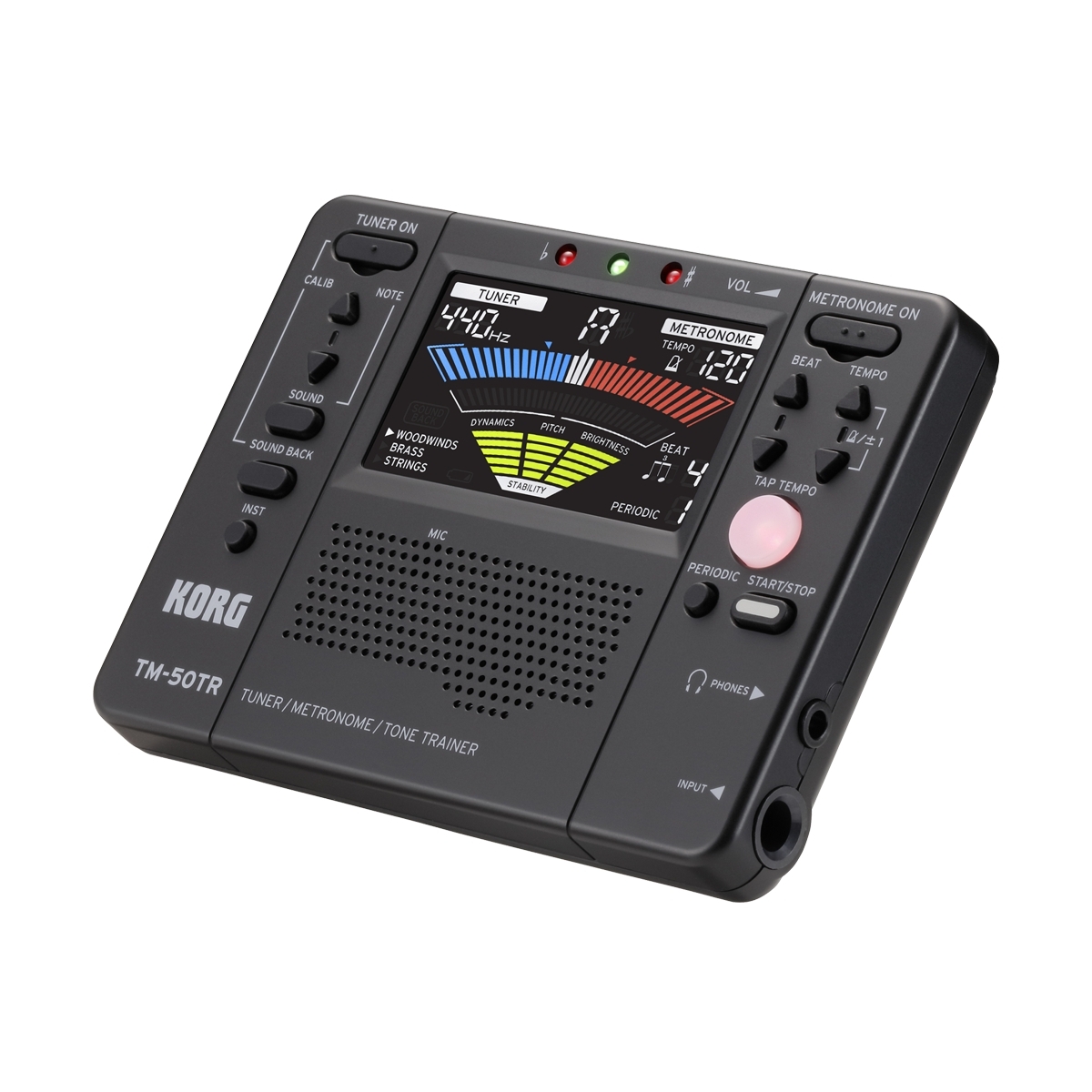 TM50TRBK Combined Metronome/Tuner and Tone Trainer