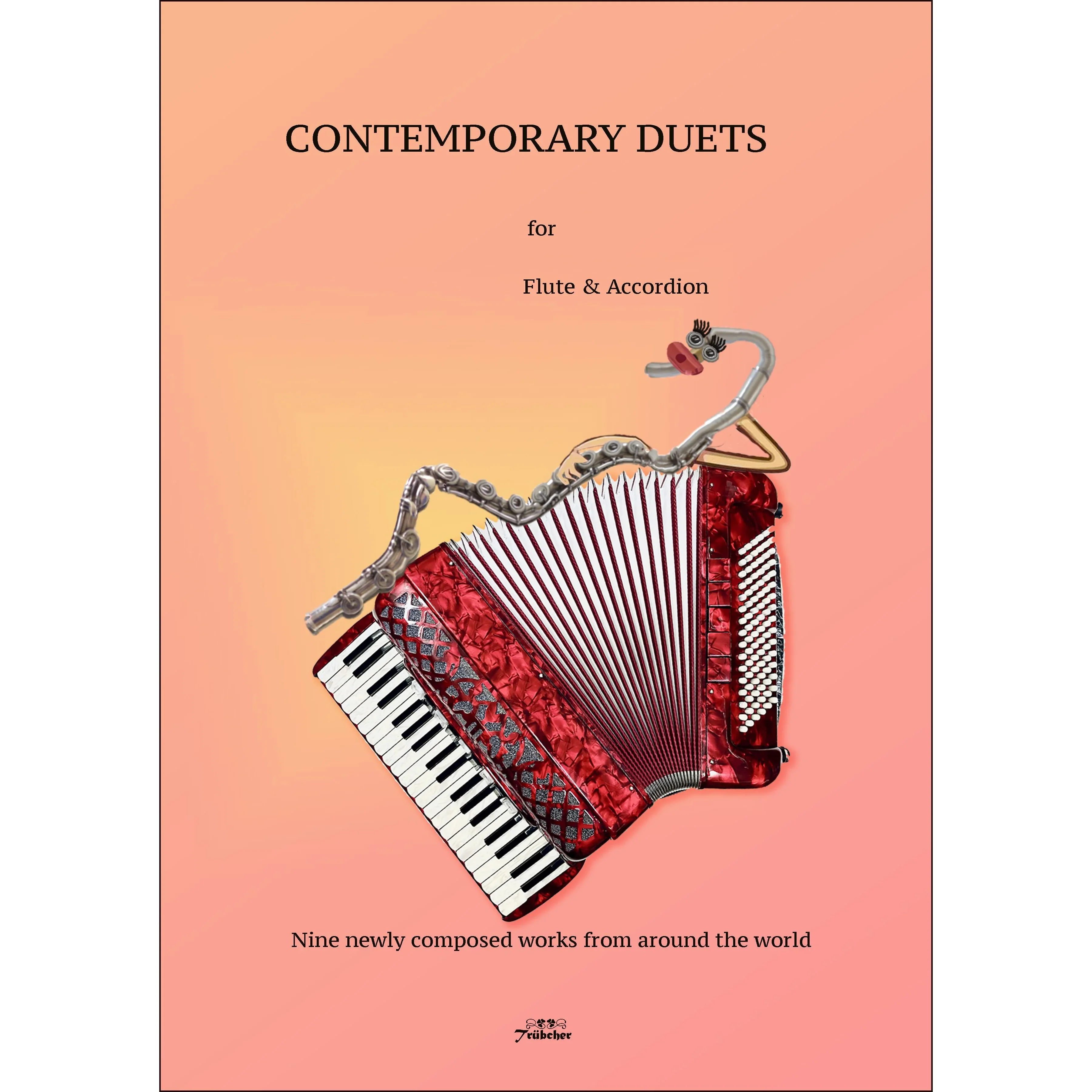 Contemporary Duets for Flute and Accordion Compilation. Just Flutes