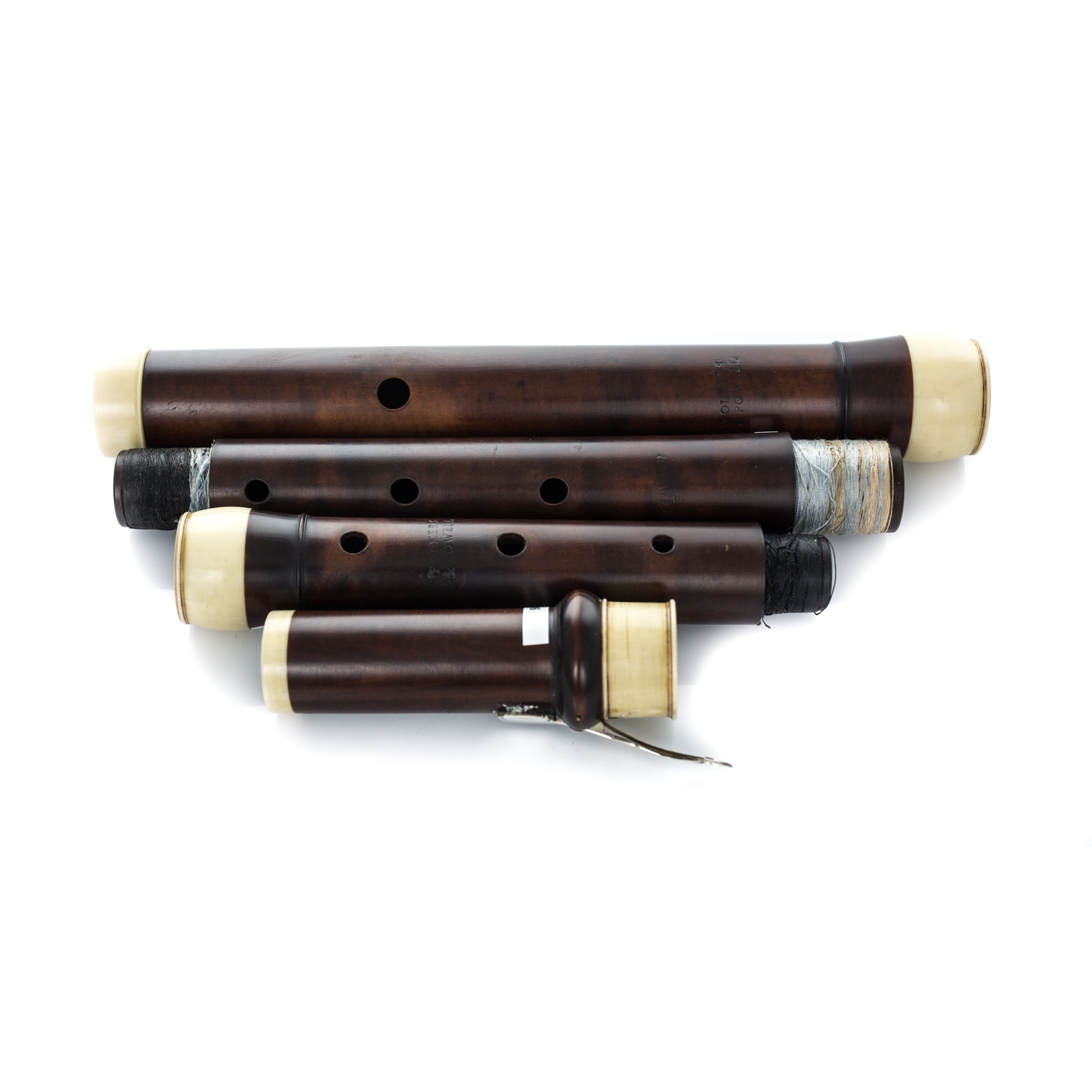 PreOwned Folkers & Powell Stained Boxwood Baroque Flute