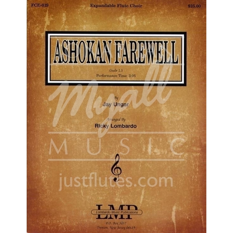 Jay Ungar Ashokan Farewell. Just Flutes, London specialist