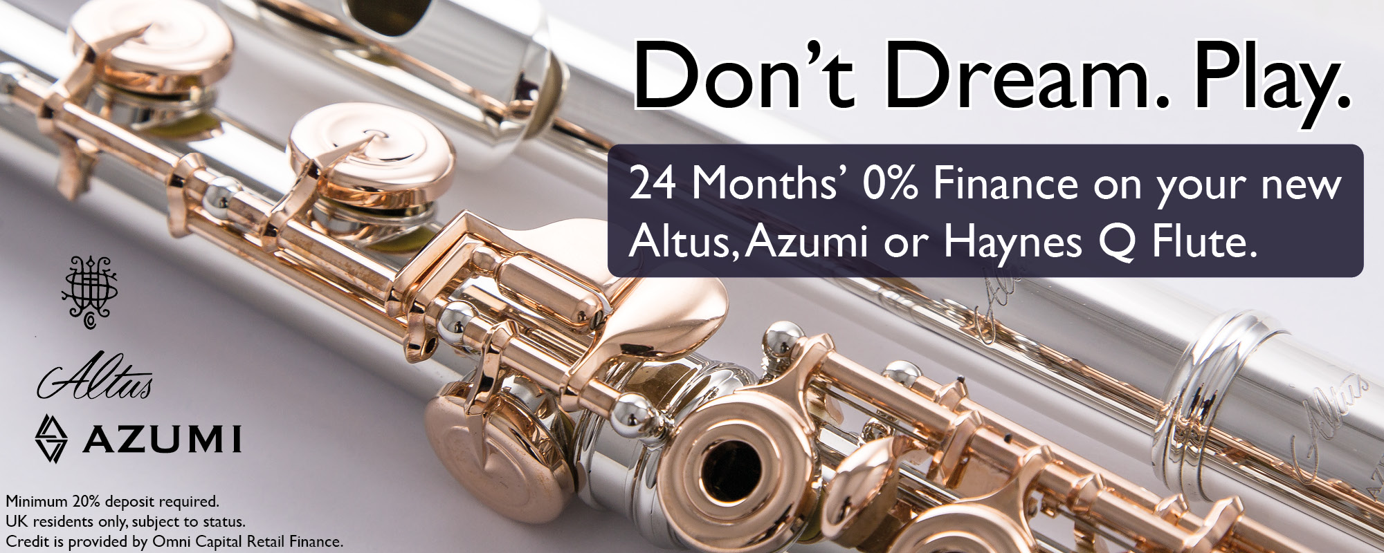 Altus .925 Solid Flute Headjoint 14k Lip And Riser